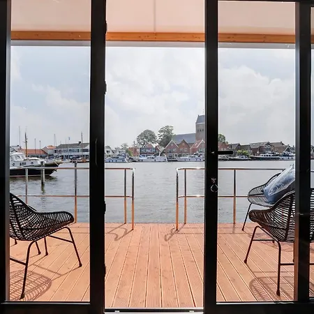 Luxe Houseboat Skoft Hotel Grou Exterior photo