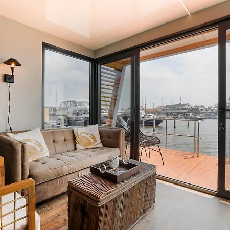 Luxe Houseboat Skoft Hotel Grou Exterior photo